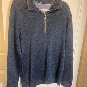 Weatherproof Navy Zip-Up Sweater